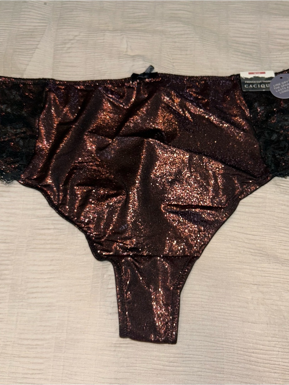 Torrid Foil Shimmer Panty - Metallic Bronze
